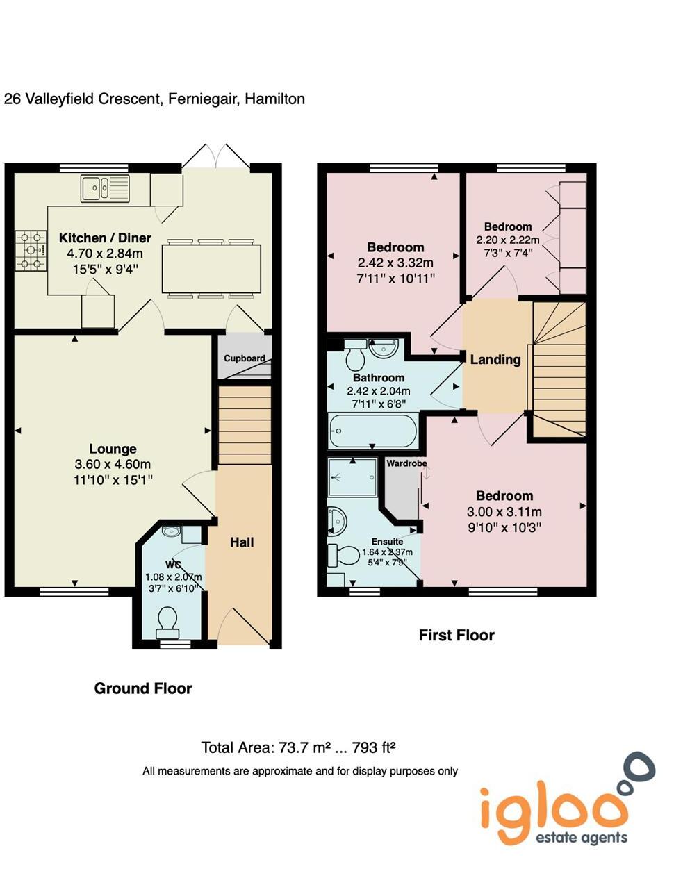 Valleyfield Crescent, Hamilton floorplan