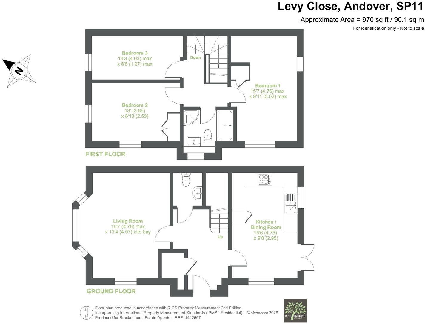 Levy Close, Andover, SP11 6TG floorplan