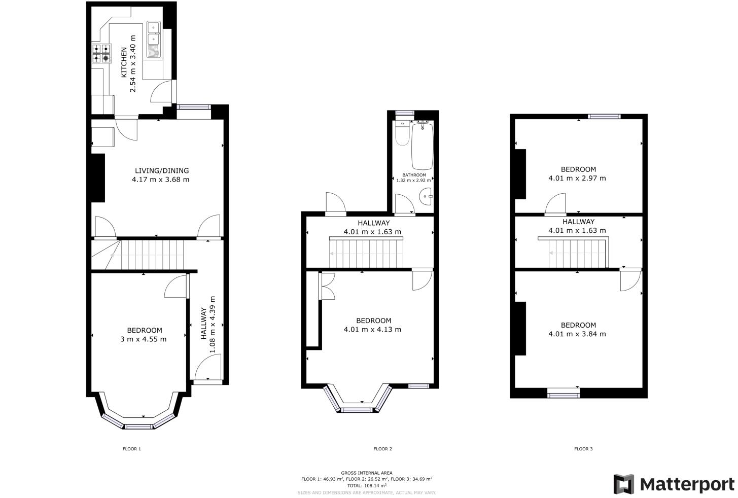 84 Burford Road, Nottingham floorplan