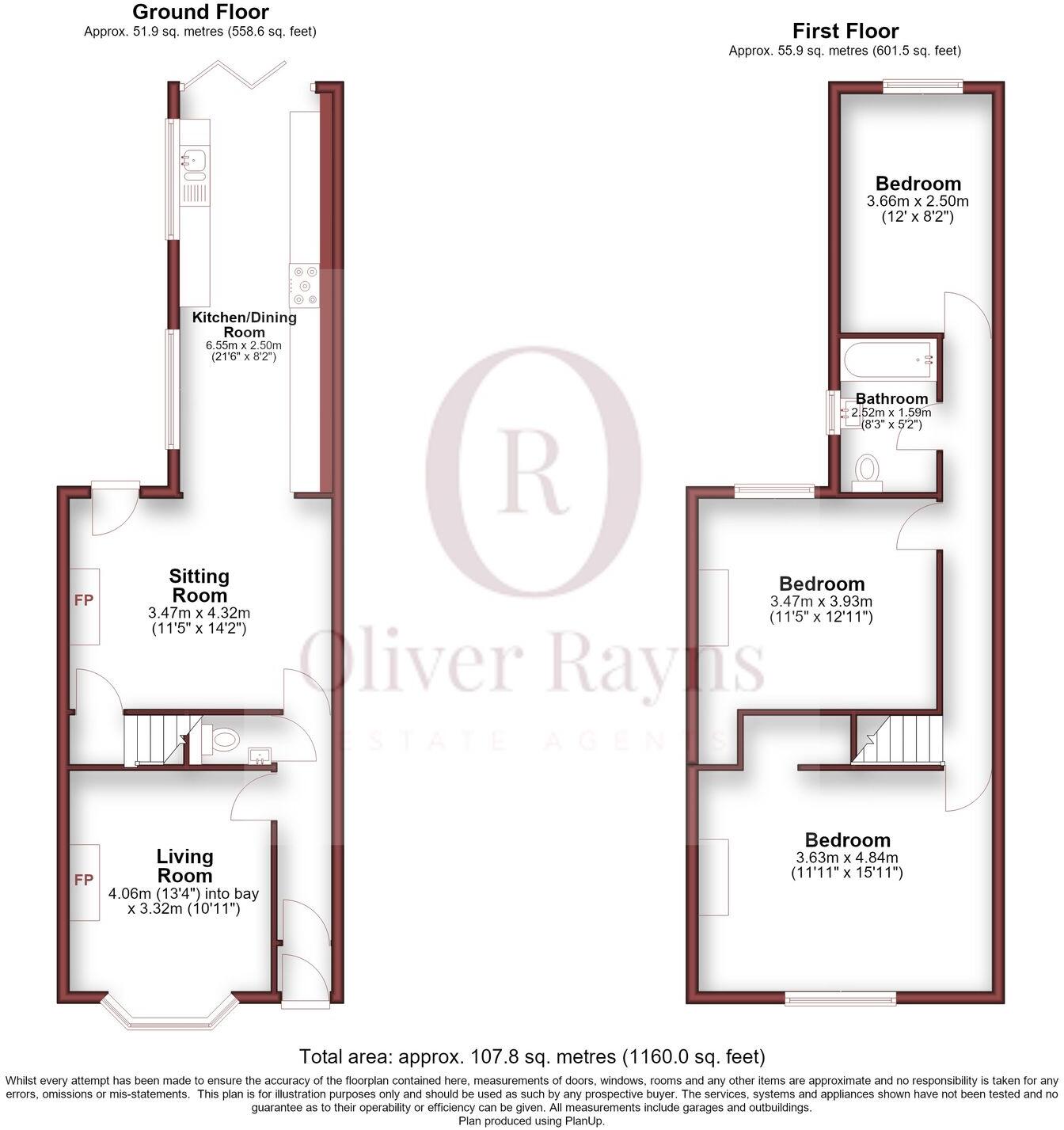 Park Avenue, Aylestone, Leicester, LE2 floorplan