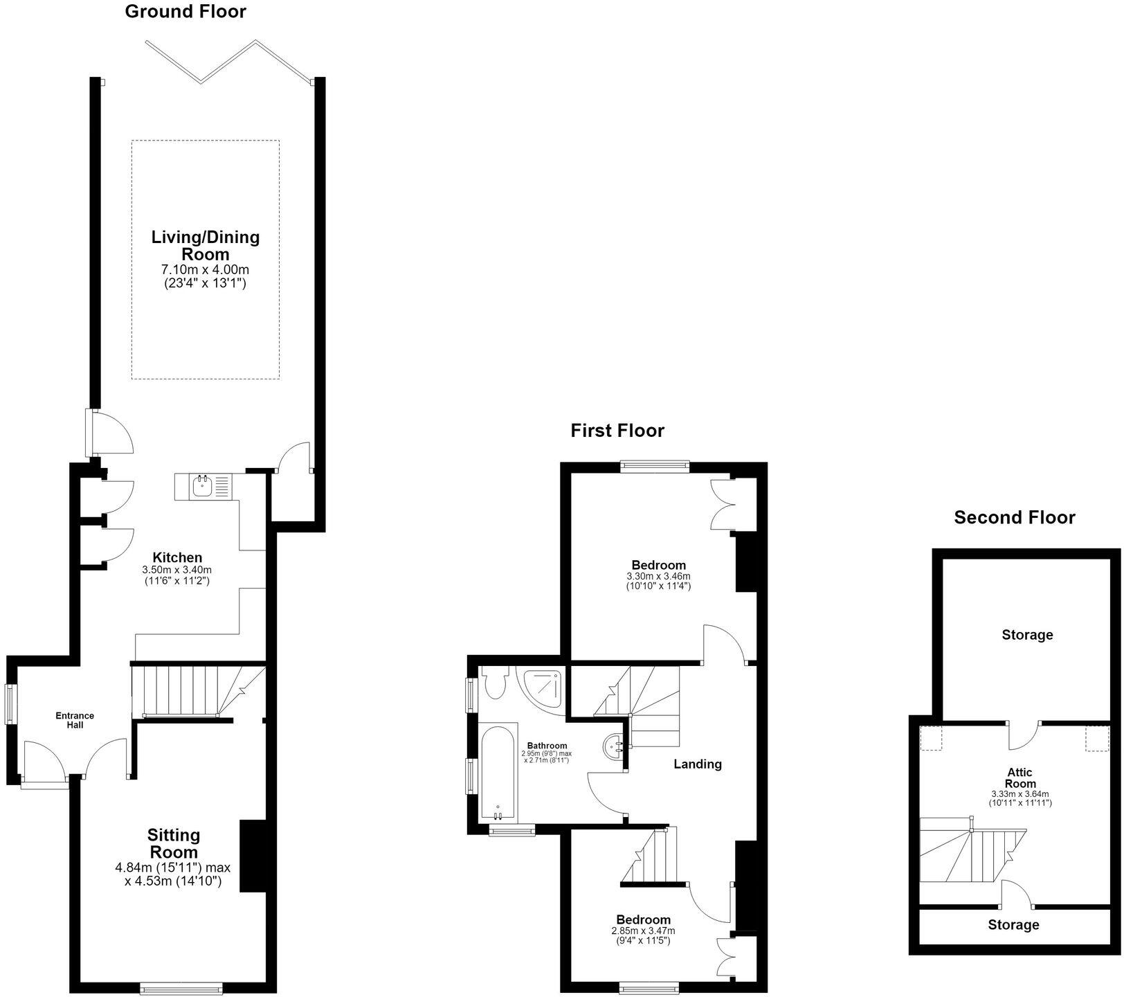 The Green, Hallow, WR2 floorplan