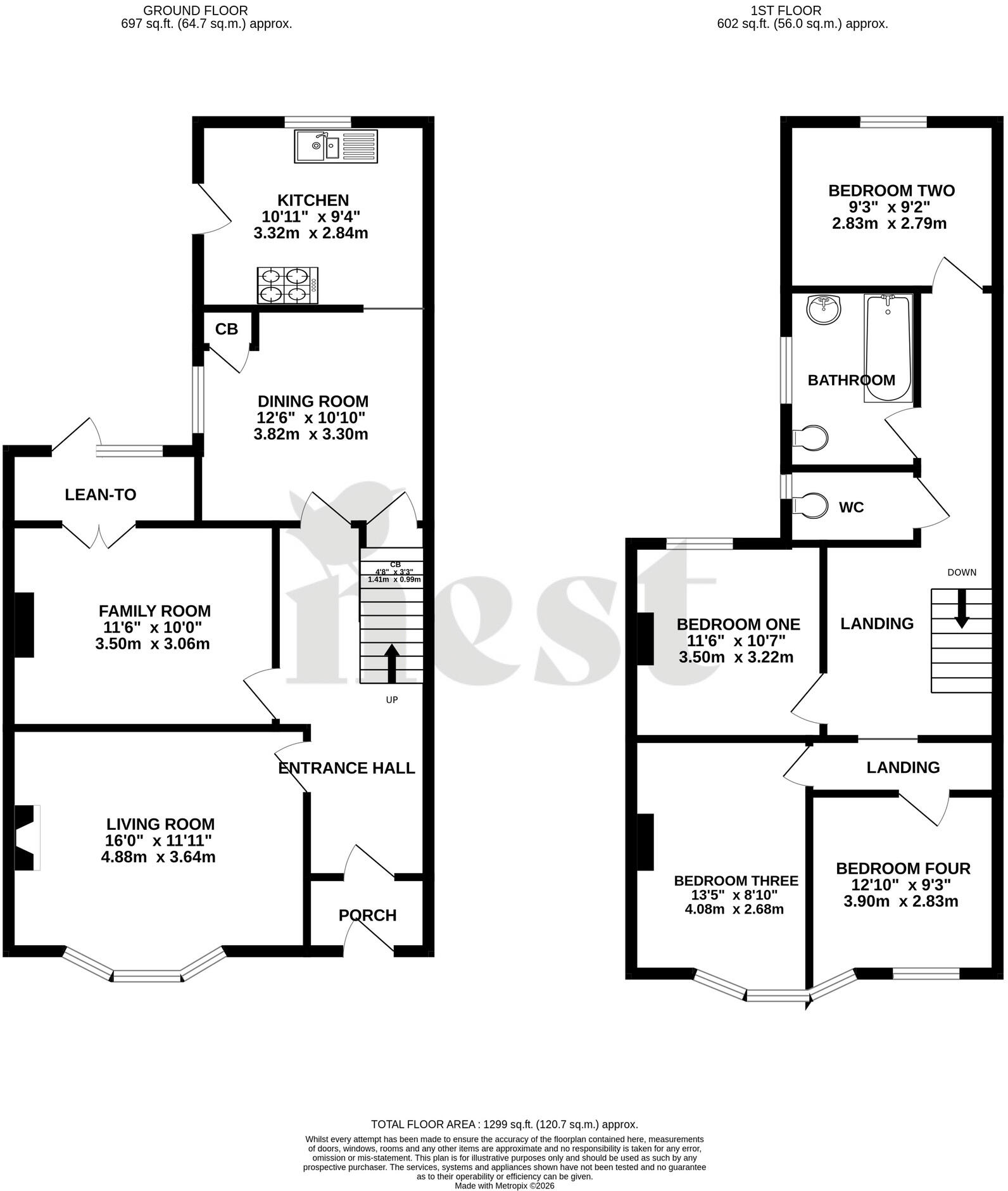 Highbridge Road, Burnham-On-Sea, Somerset floorplan