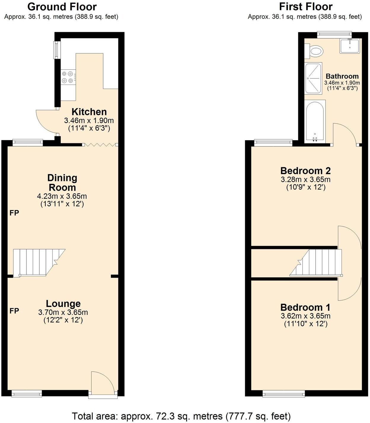 Farnham Street, Quorn, LE12 floorplan