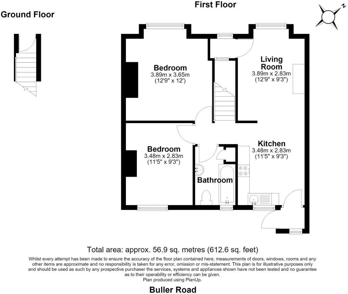 Buller Road, Brighton floorplan