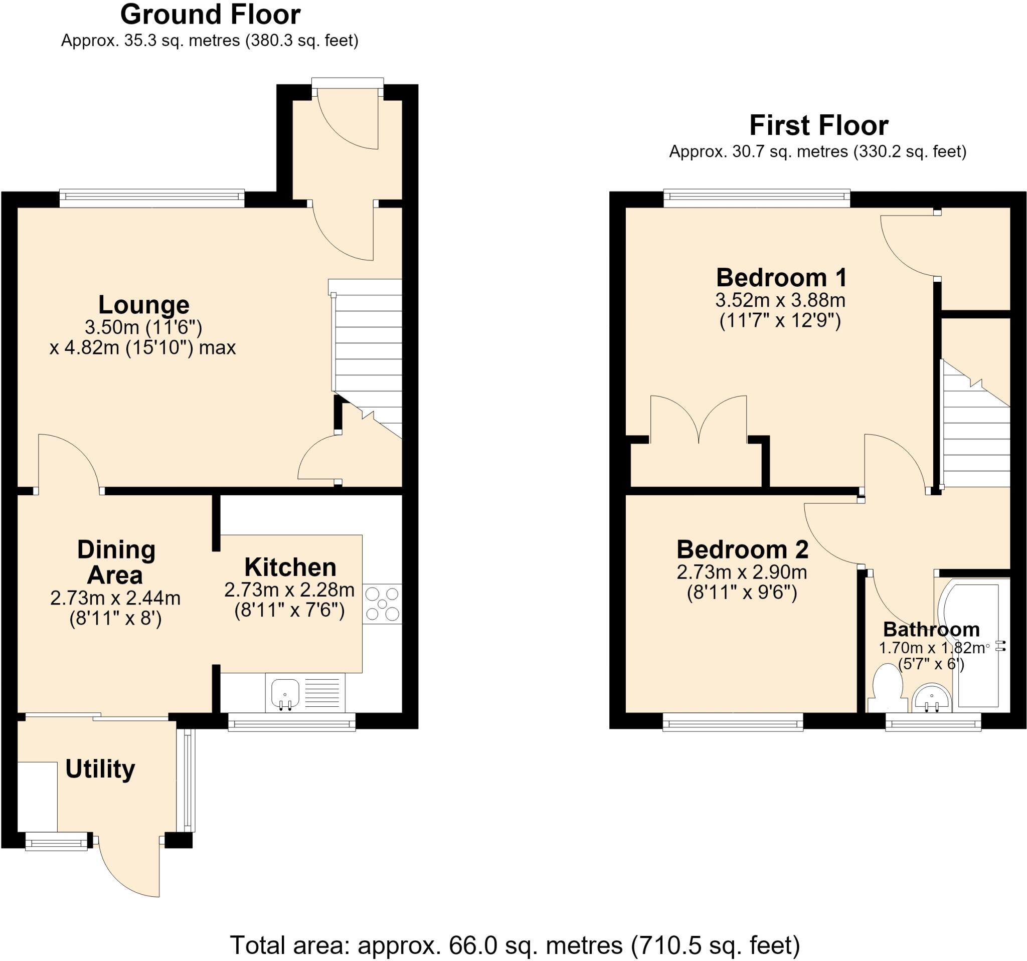 Chestnut Close, Exmouth, EX8 floorplan