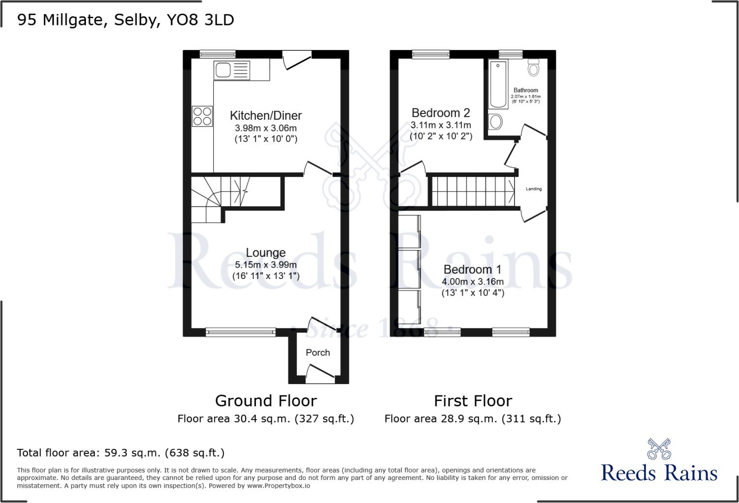 Millgate, Selby, North Yorkshire, YO8 floorplan