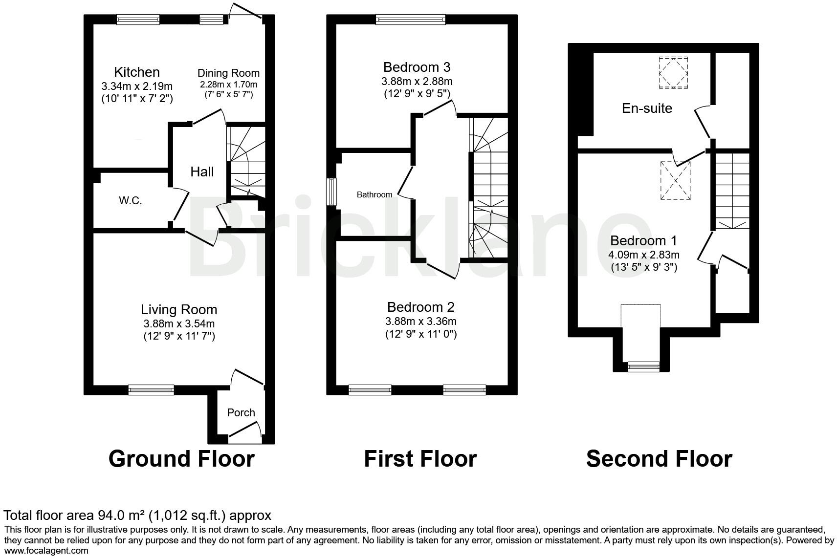 Pumpkin close, Northampton floorplan