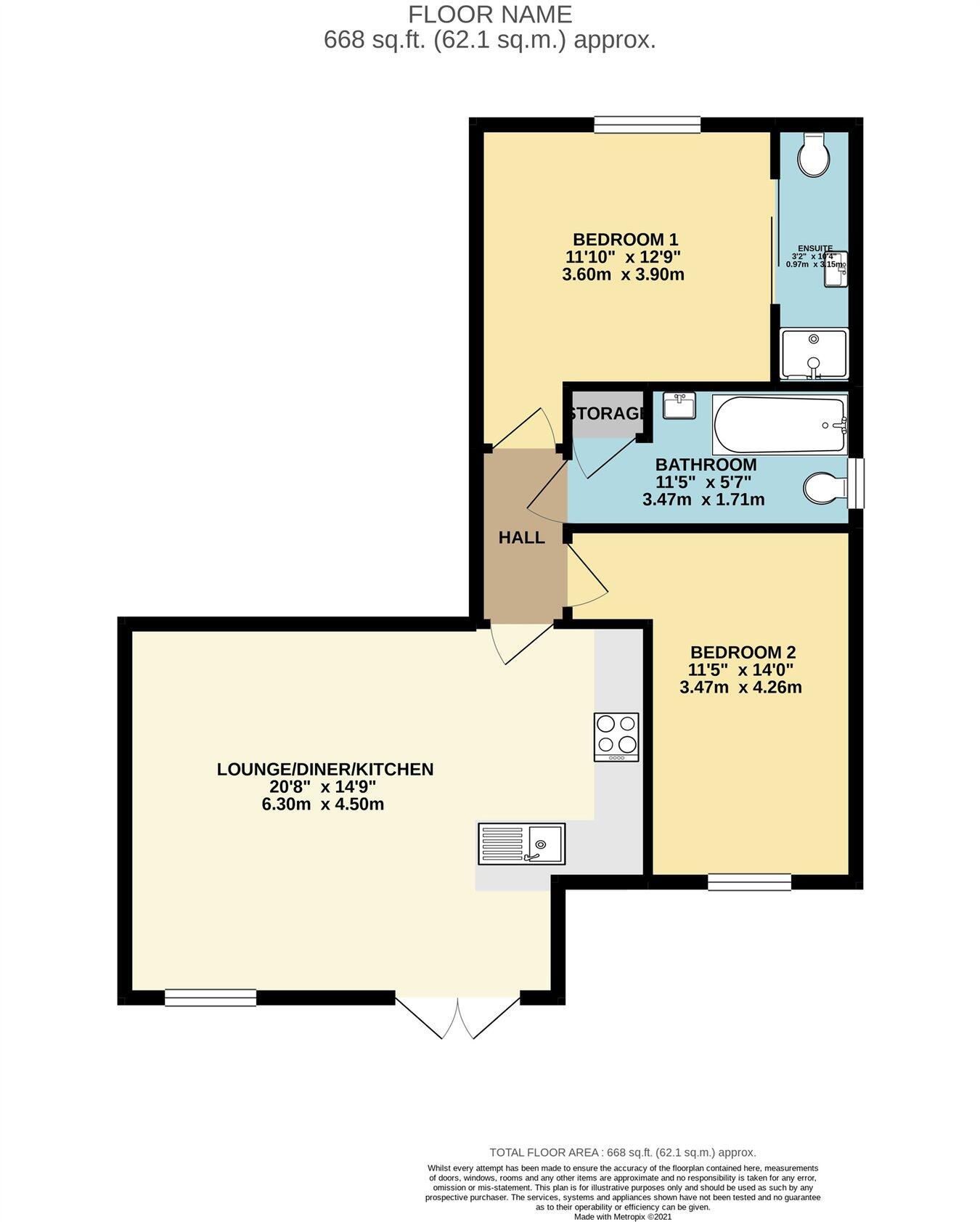 69a Good Road, Parkstone, POOLE, BH12 floorplan