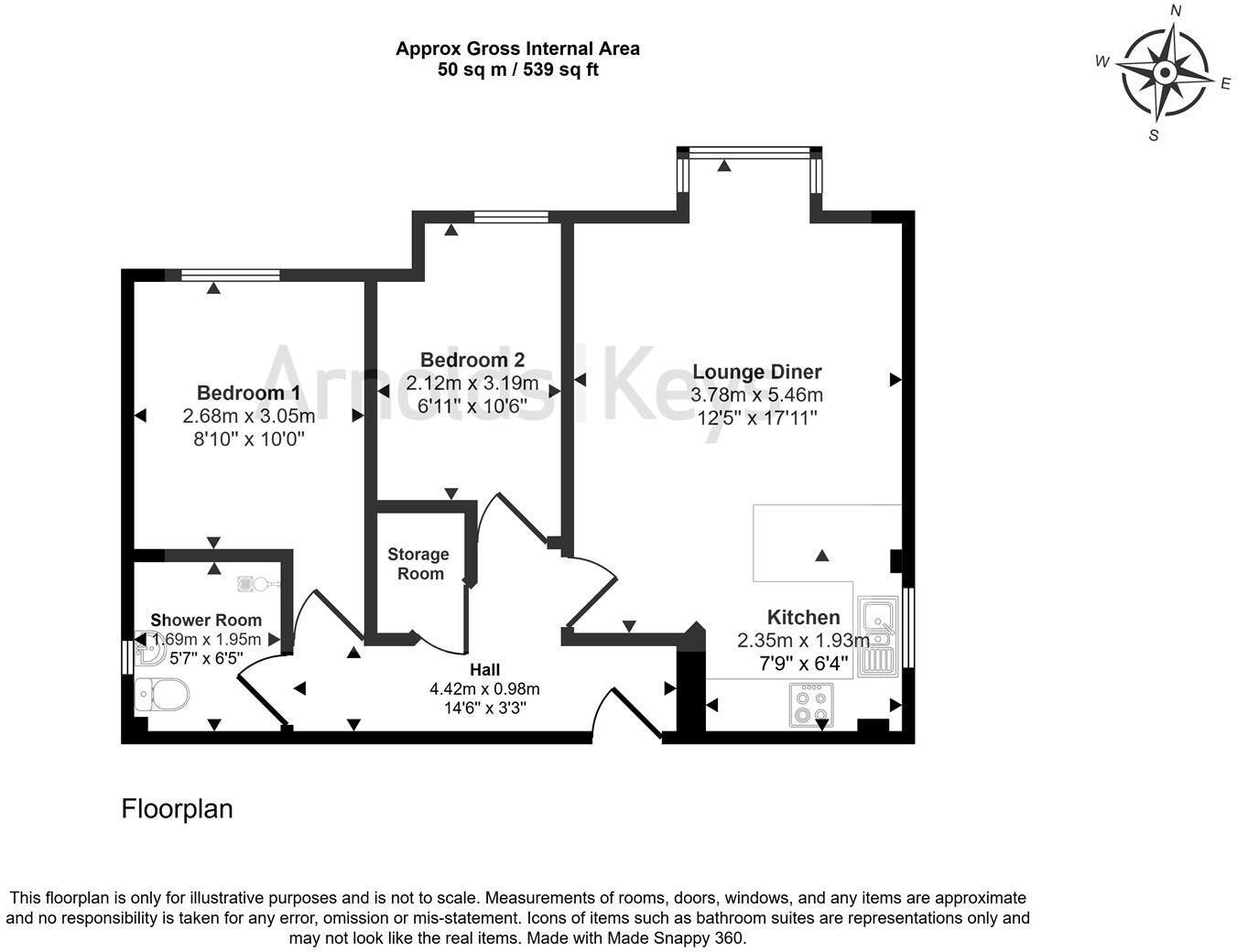 Cliff Road, Sheringham floorplan