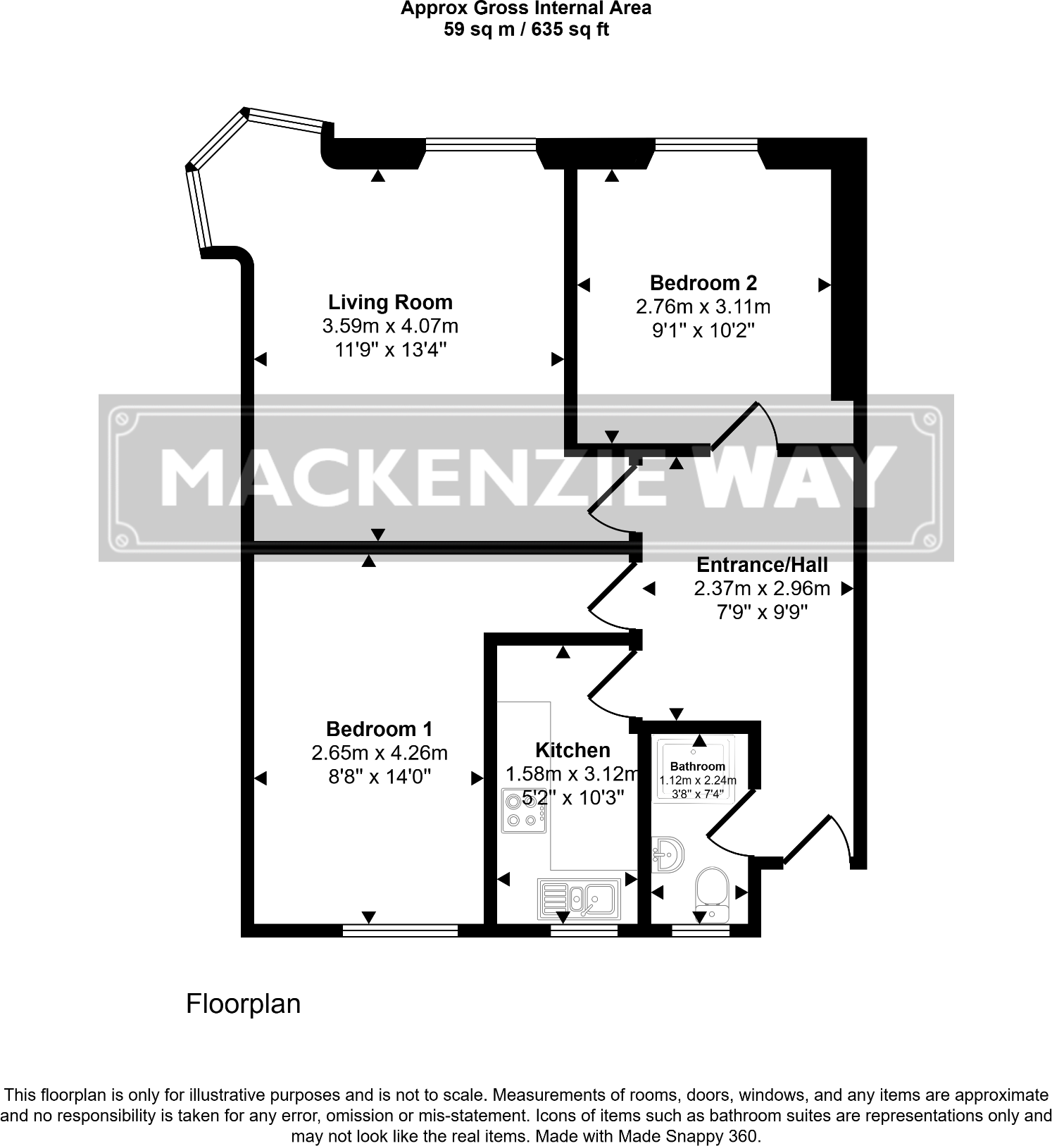 Chapelwell Street, Saltcoats, Ayrshire, KA21 floorplan