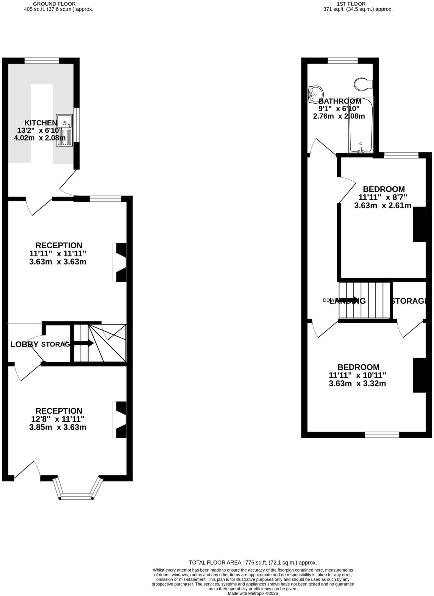 Forest Road, Burton-On-Trent, DE13 floorplan