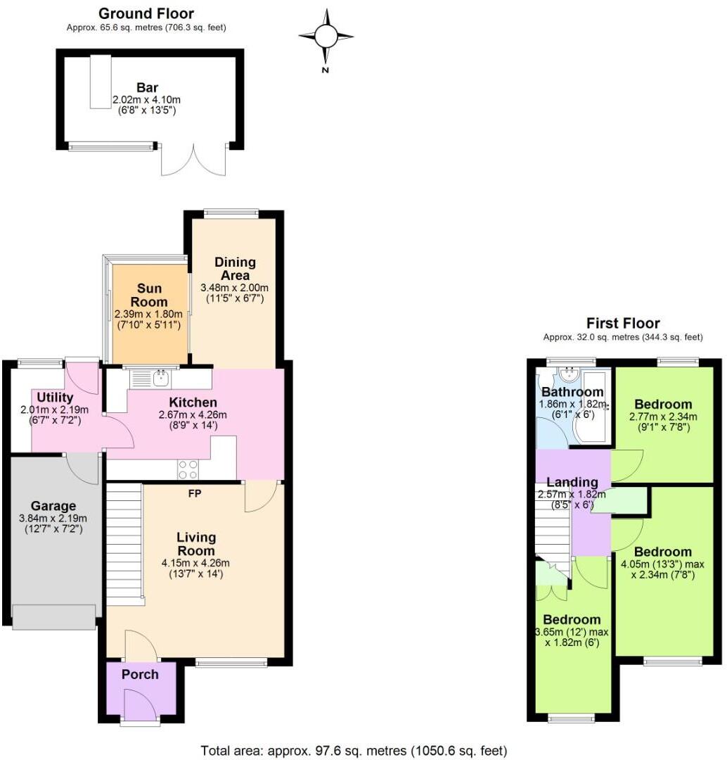 Barklam Close, Donisthorpe, Swadlincote floorplan