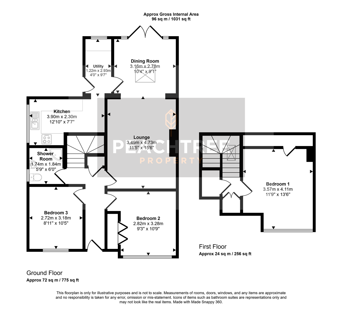 Corsebar Road, Paisley, Renfrewshire floorplan