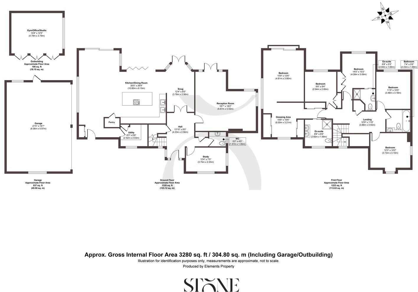 Becket Wood, Newdigate floorplan