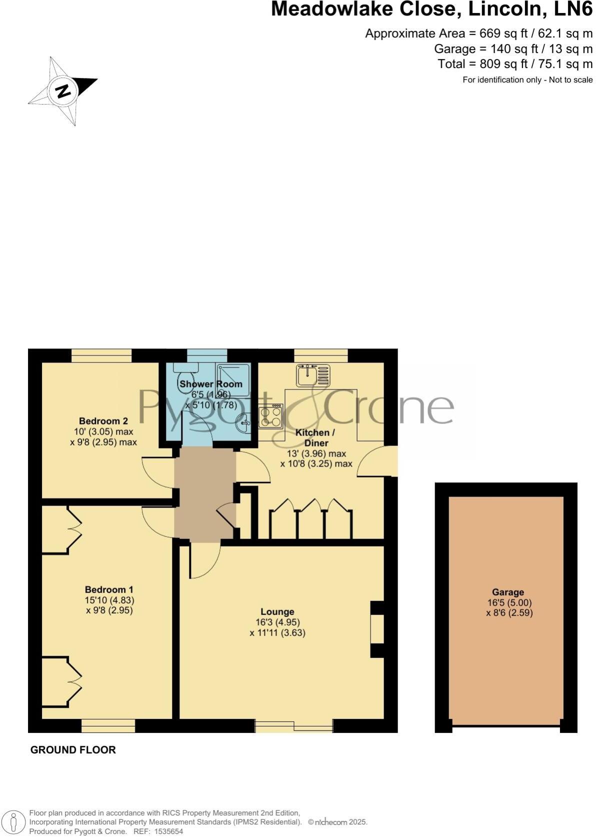 Meadowlake Close, Lincoln, Lincolnshire, LN6 floorplan