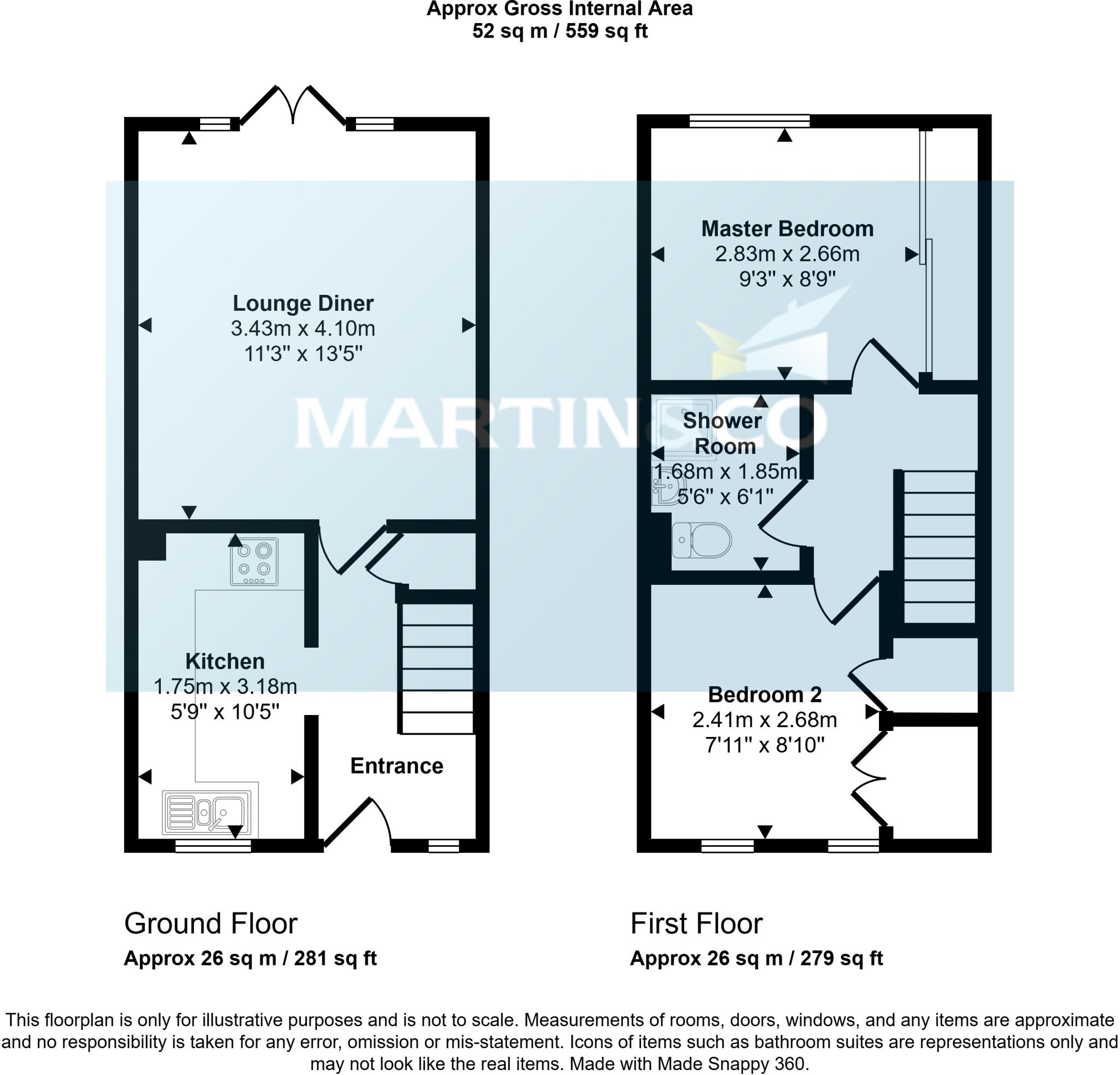 Cadhay Close, New Milton floorplan