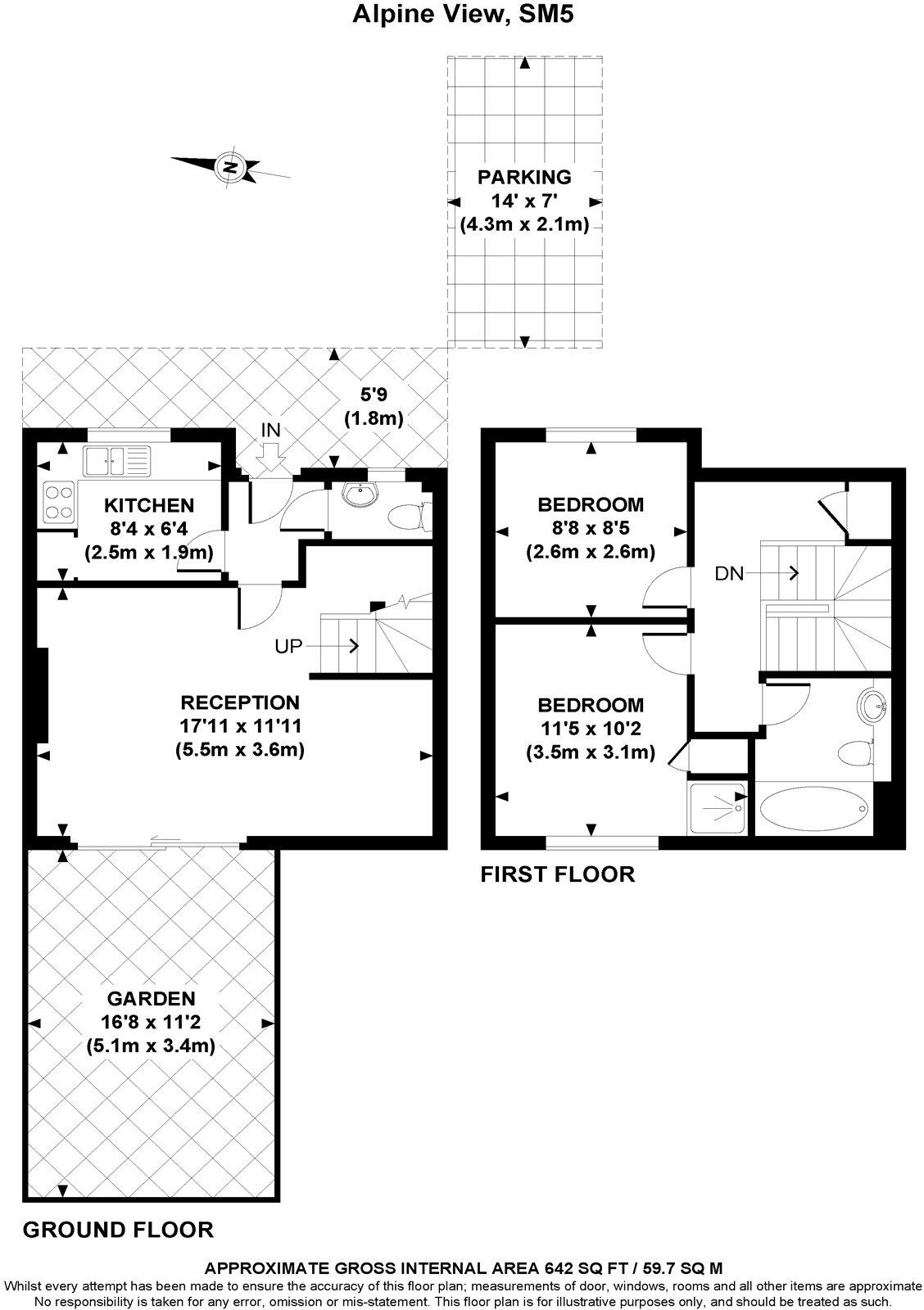 Alpine View, Carshalton, Surrey, SM5 floorplan