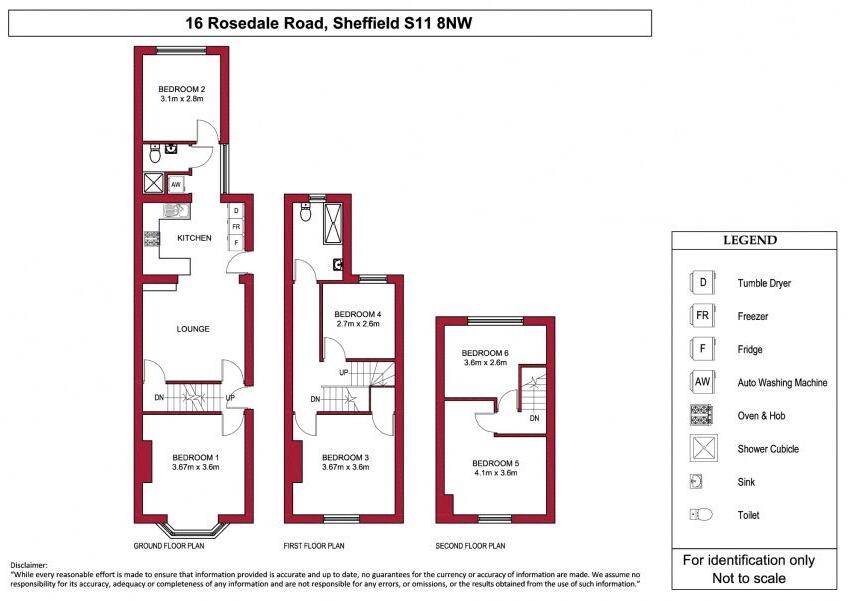 16 Rosedale Road, Ecclesall floorplan