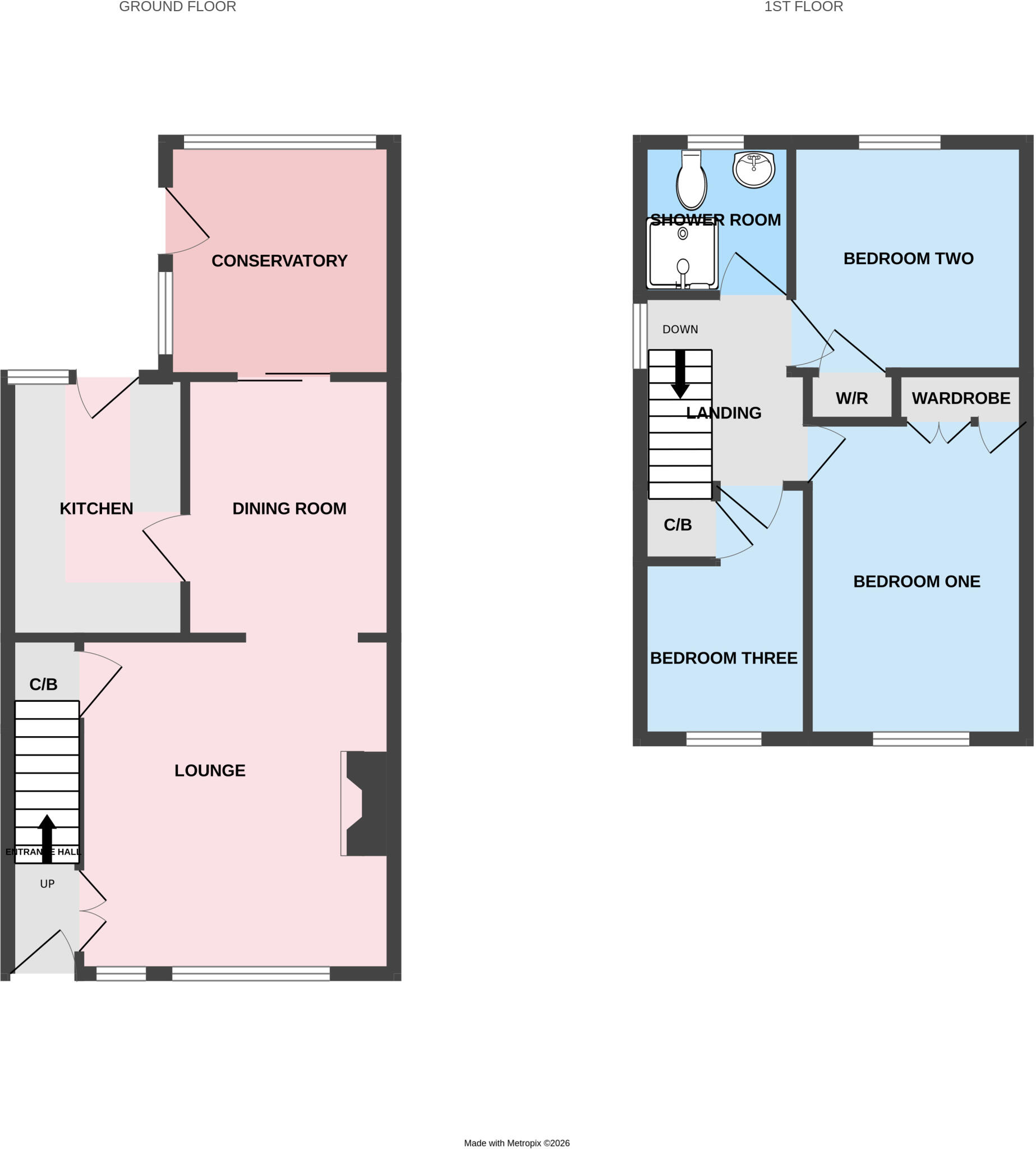 Swinburne Close, Sutton Hill, Telford, Shropshire, TF7 floorplan