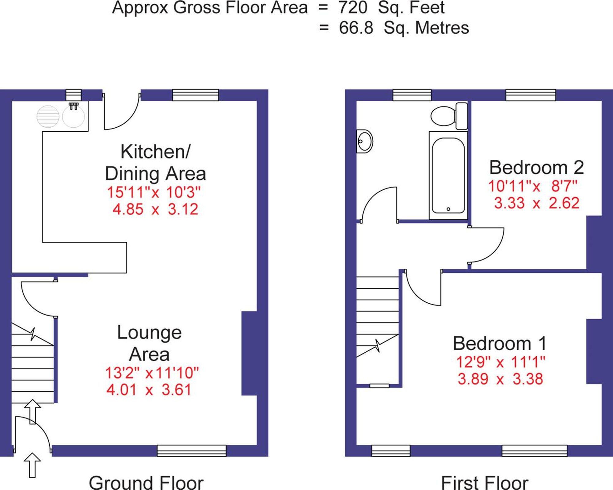 Tolland Lane, Hale, WA15 floorplan