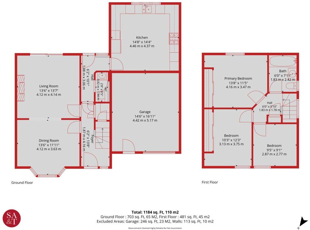 37 Wardie Crescent, Edinburgh, EH5 1AF floorplan