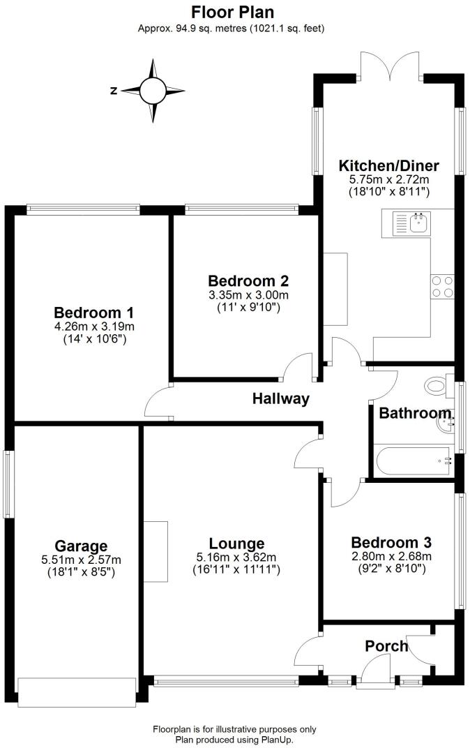 Brown Avenue, Nantwich, Cheshire, CW5 7DH floorplan