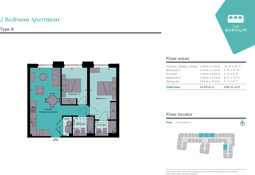 The Barnum, Nottingham Nottingham NG2 floorplan