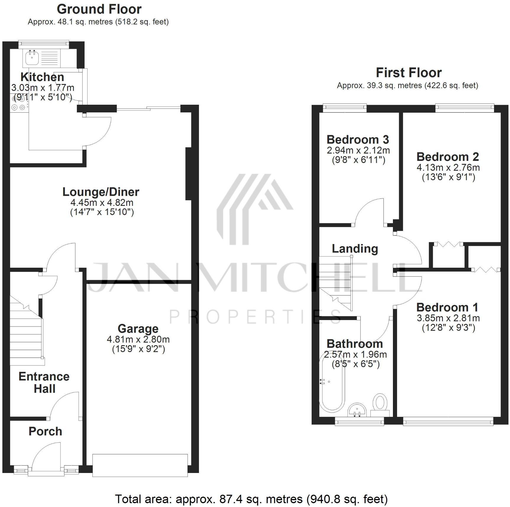Seaton Close, Wardley, Gateshead floorplan
