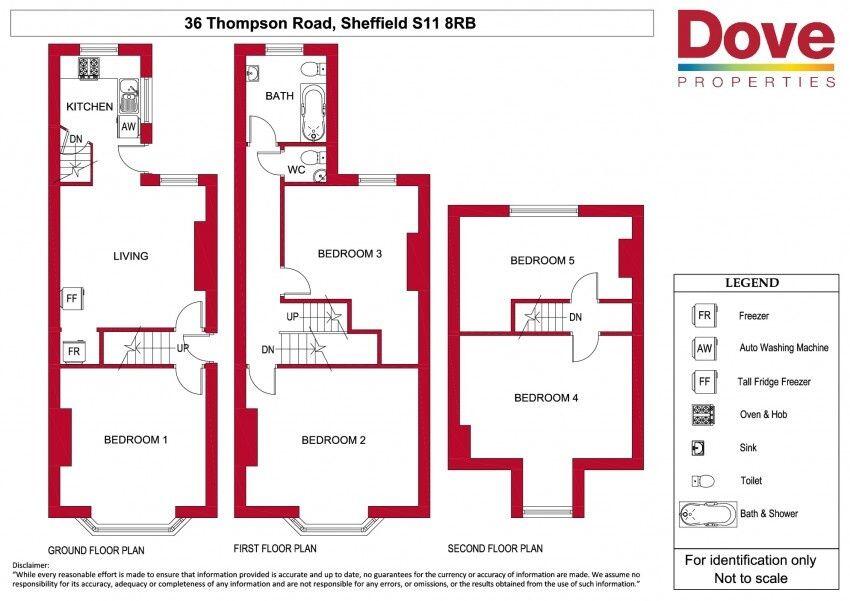 36 Thompson Road, Ecclesall floorplan
