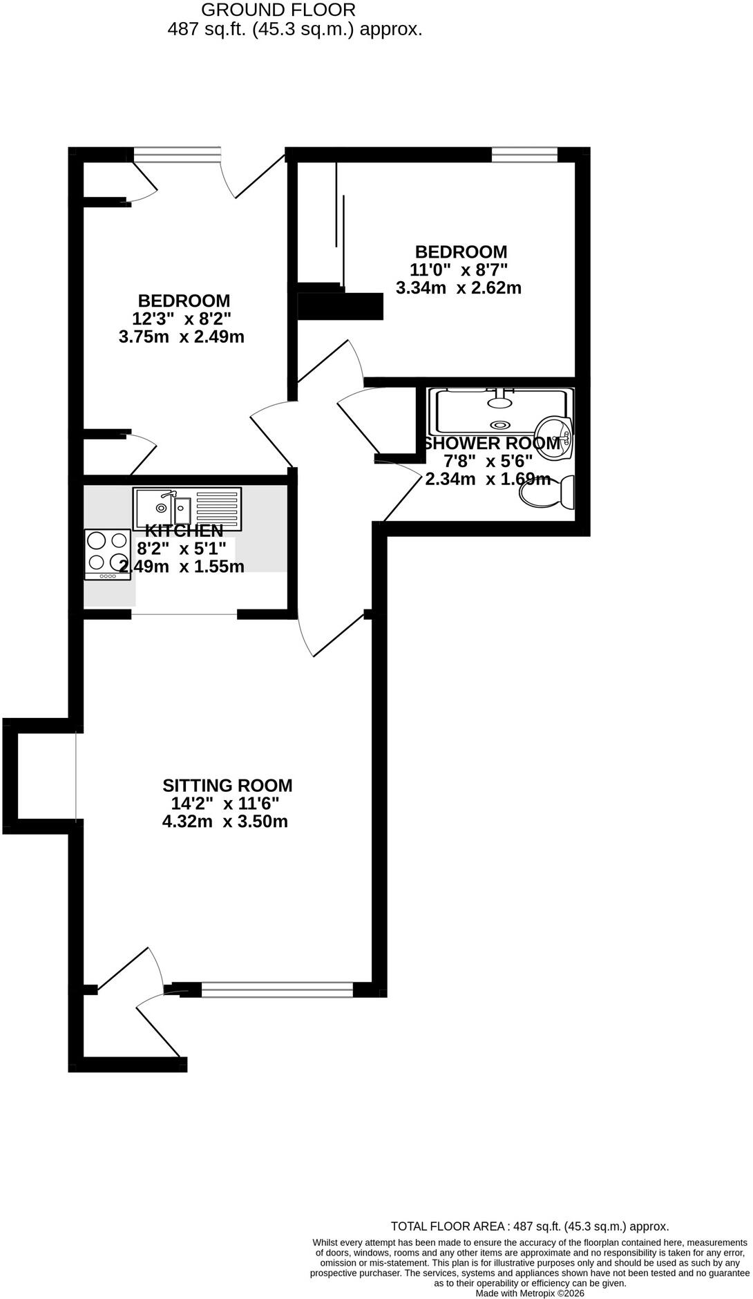 Dingles Folly, Chapel Ground, Looe, Cornwall floorplan