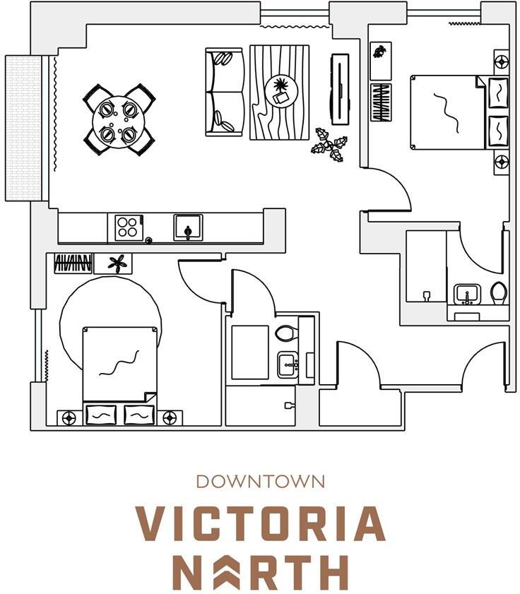 Downtown Victoria North, M4 floorplan