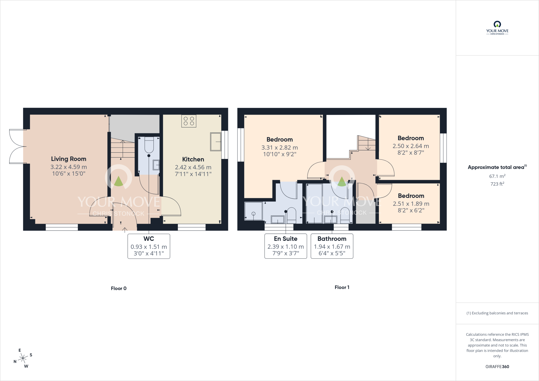 Chadwick Close, Ushaw Moor, Durham, Durham, DH7 floorplan