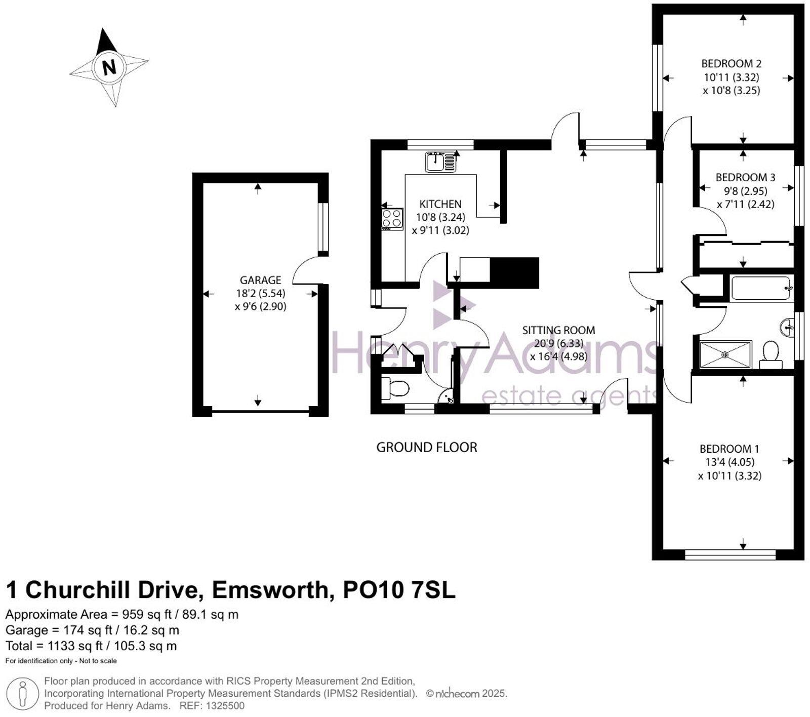 Churchill Drive, Emsworth, PO10 floorplan