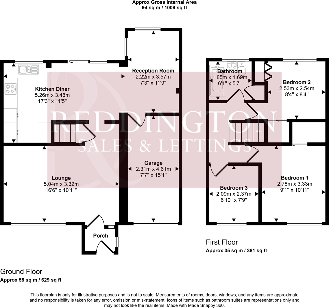 Tithe Close, Thringstone, Coalville, LE67 floorplan