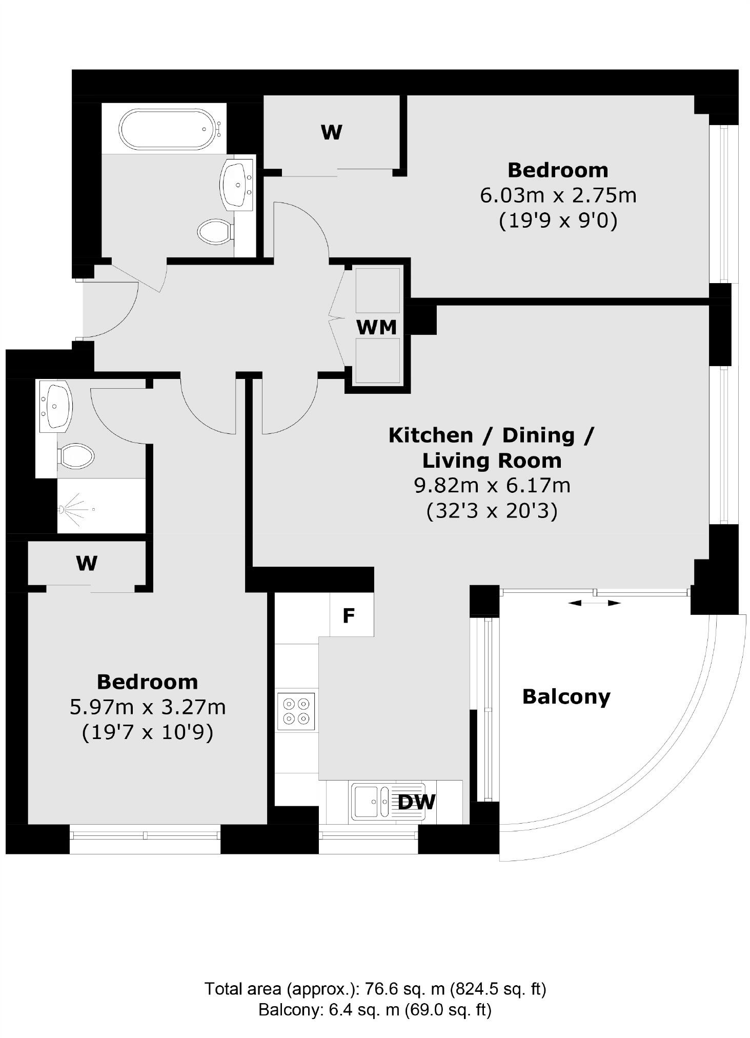 Green Street, Green Street floorplan