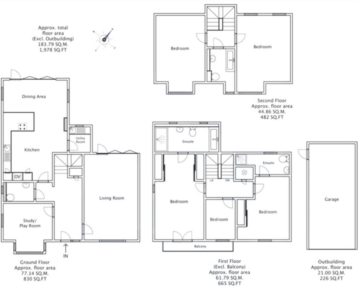 Brassie Wood, Channels, CM3 3 floorplan