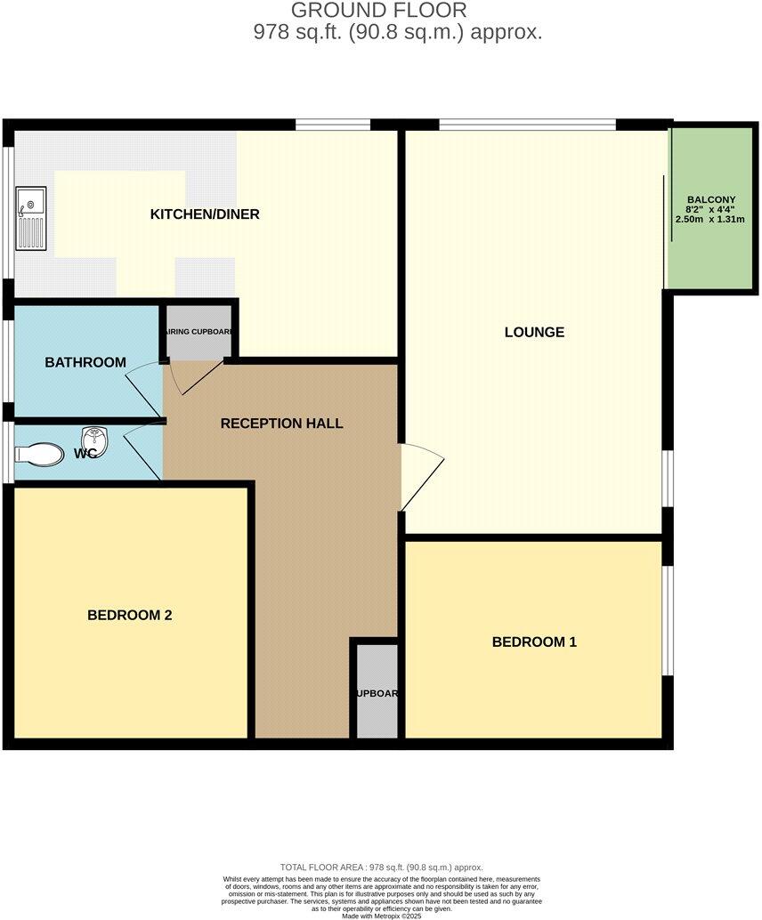 Clarendon Road, Bournemouth, Dorset, BH4 floorplan