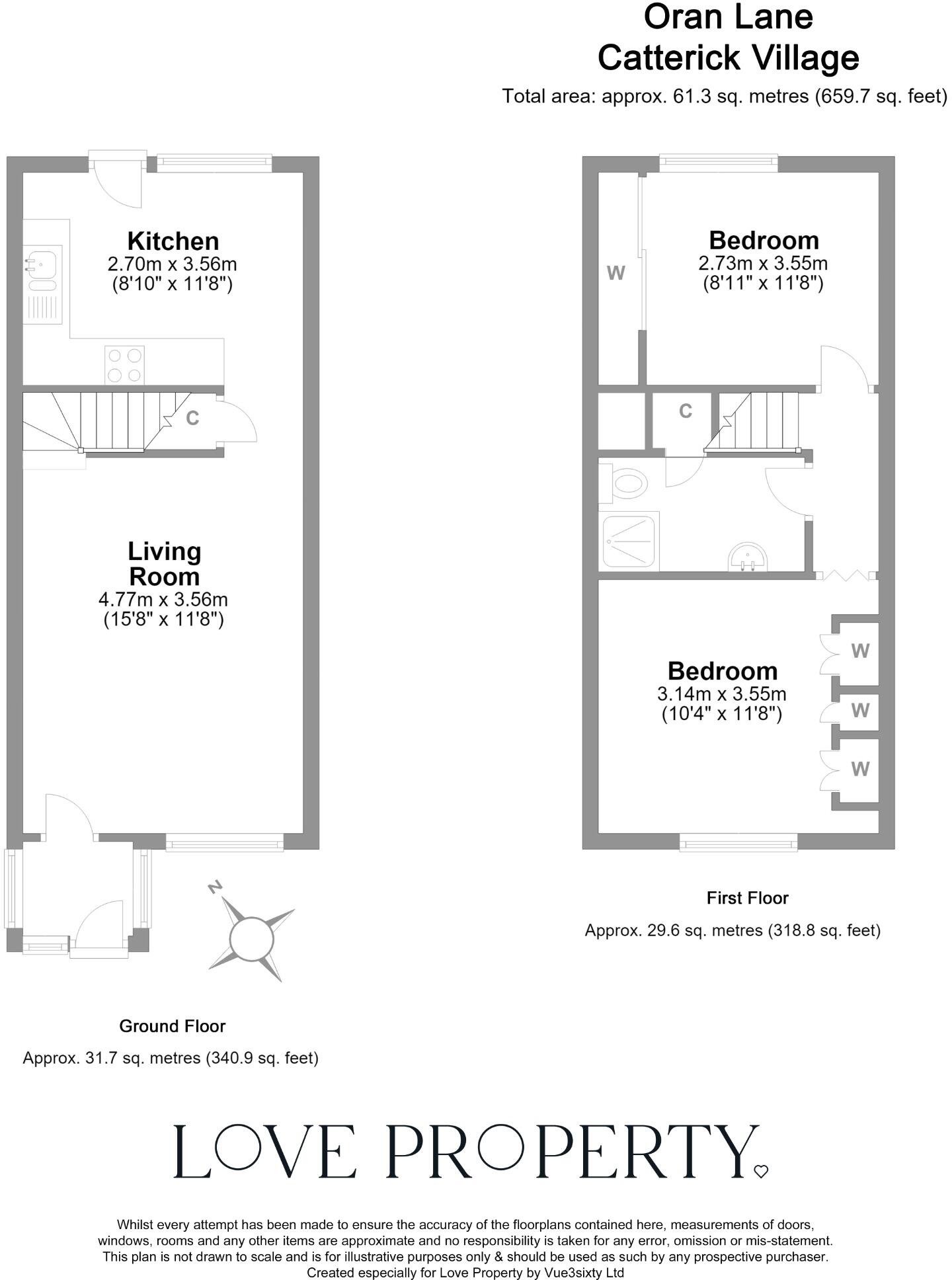 Oran Lane, Catterick Village floorplan