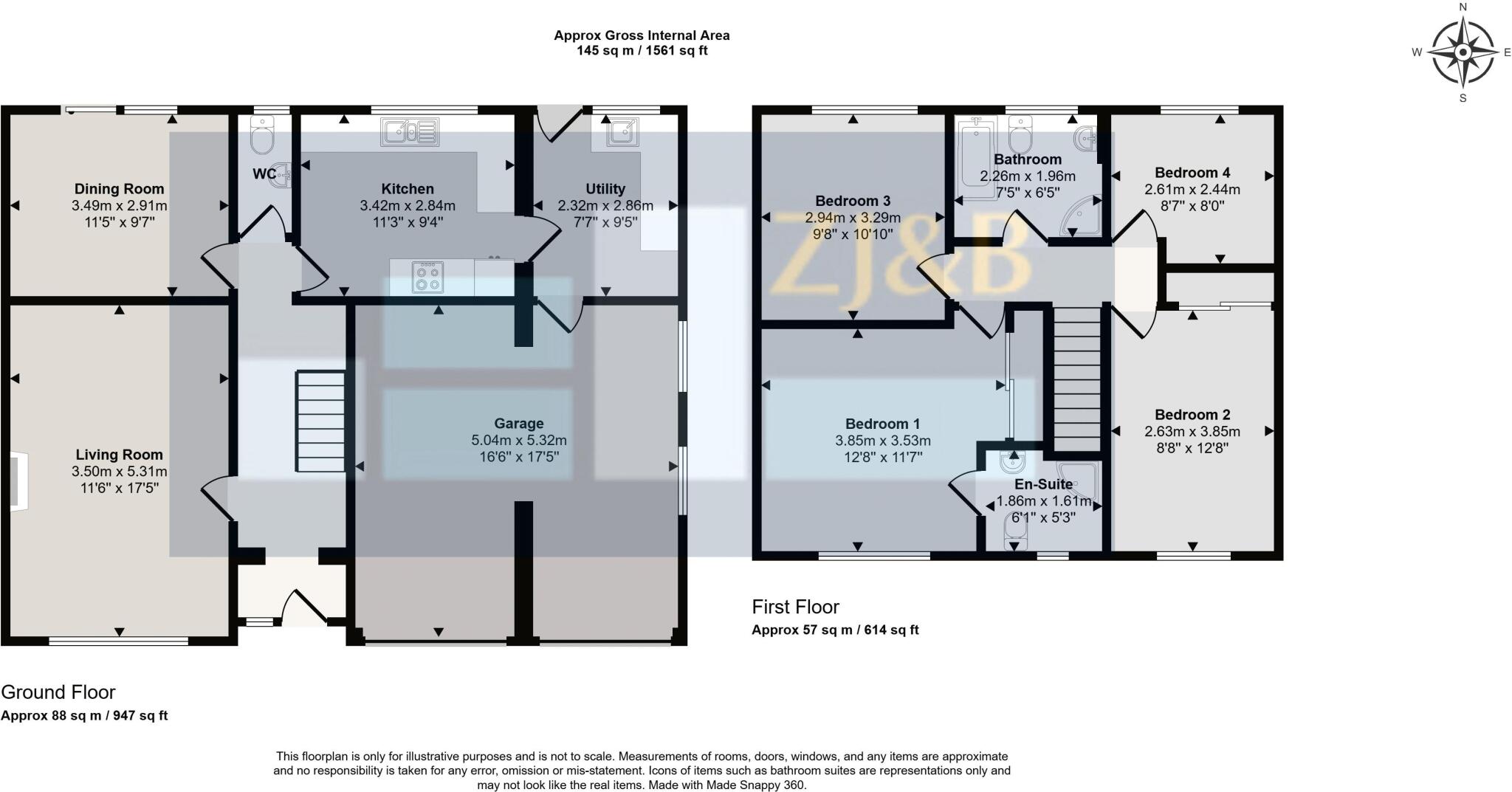 Woodcrest, Bicton Heath, Shrewsbury, Shropshire, SY3 5EX floorplan