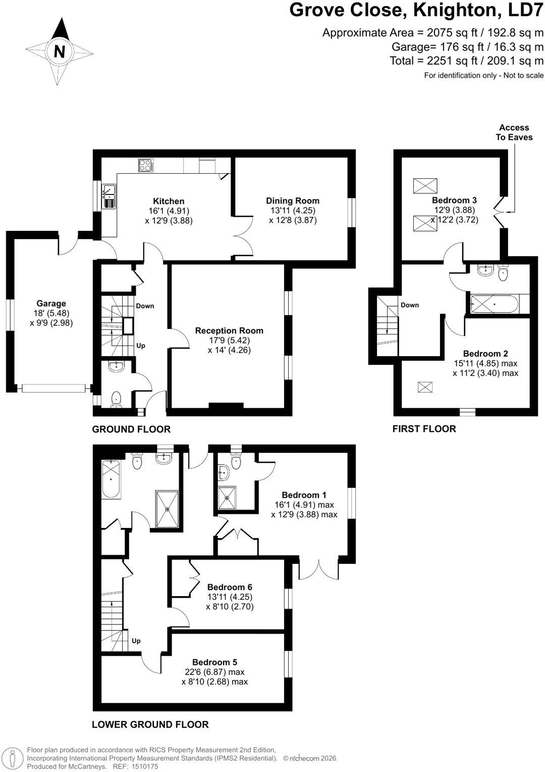 Grove Close, Knighton, Powys floorplan