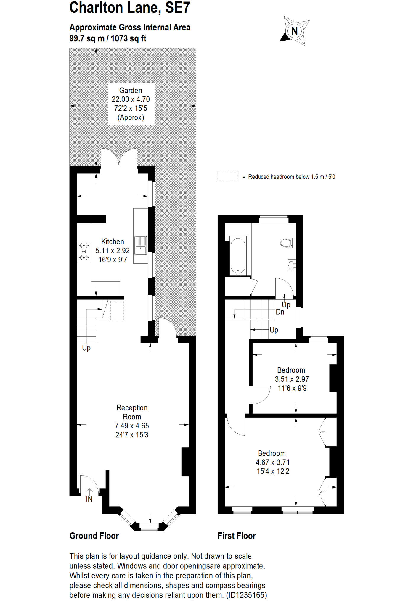 Charlton Lane, Charlton, SE7 floorplan