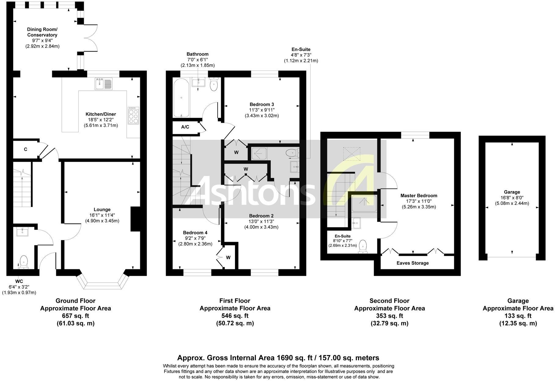 Lingwell Park, Widnes, WA8 floorplan