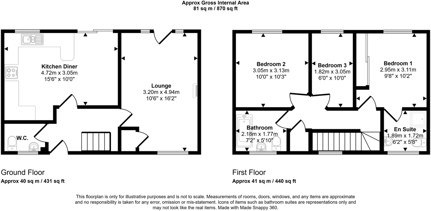 Beechfield, Coulby Newham floorplan