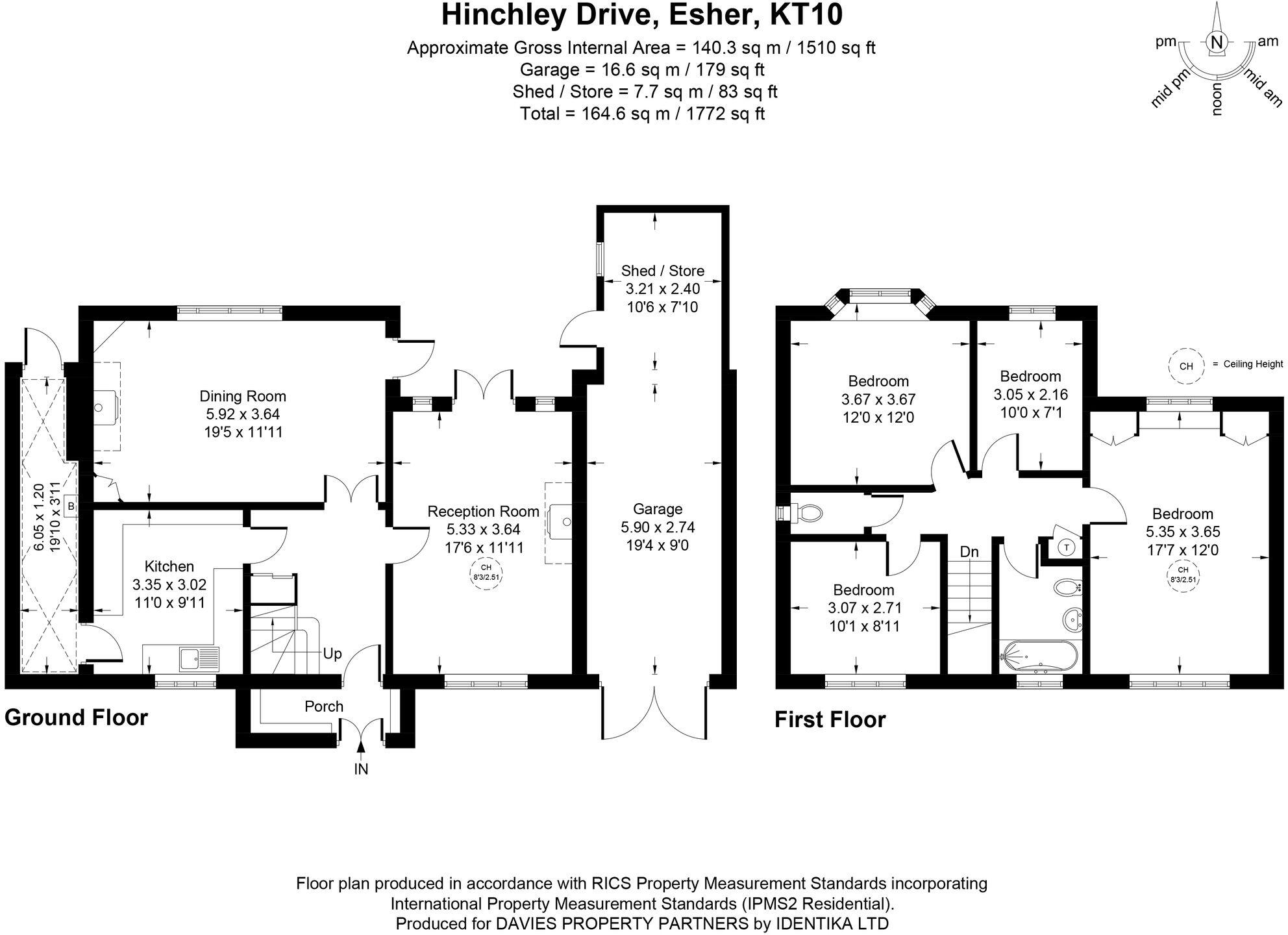 Hinchley Drive, Esher, KT10 floorplan
