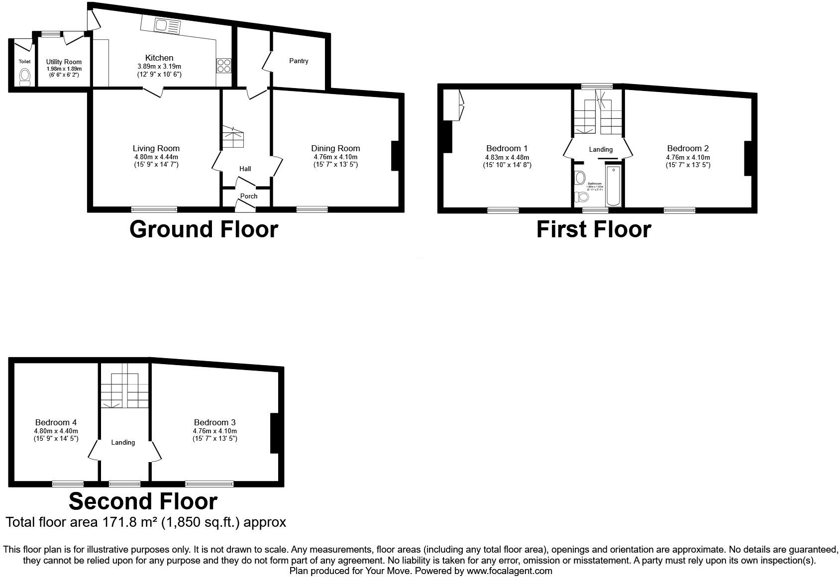 Selby Terrace, Maryport, Cumbria, CA15 floorplan