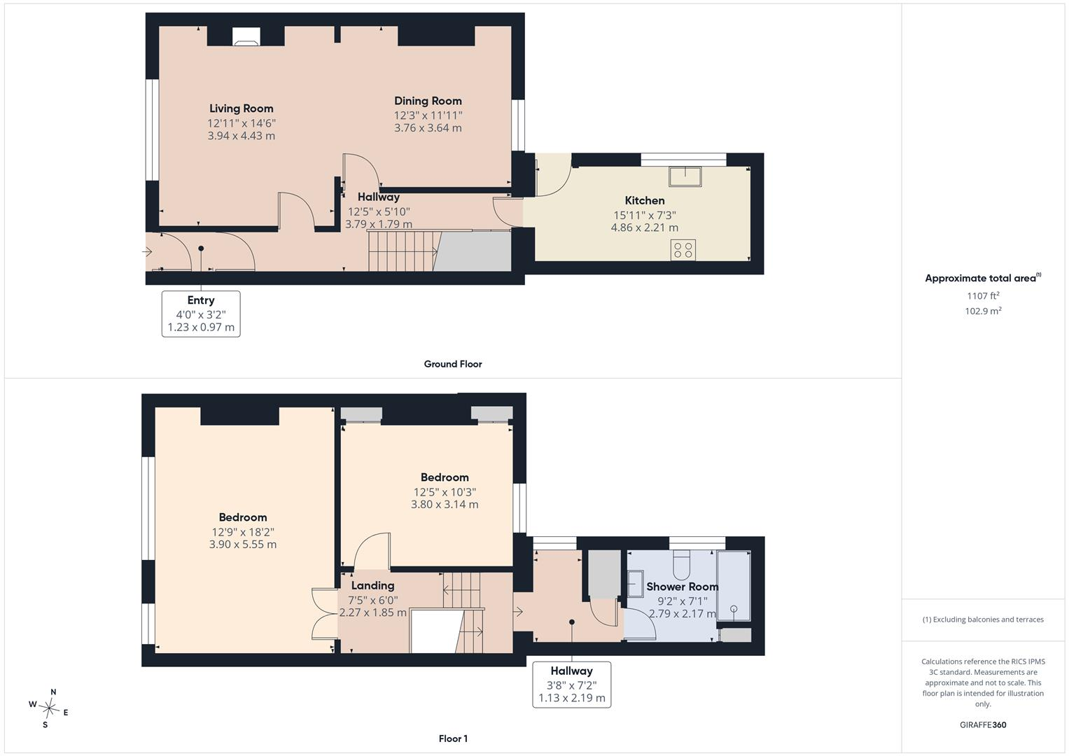 Algernon Terrace, Tynemouth floorplan