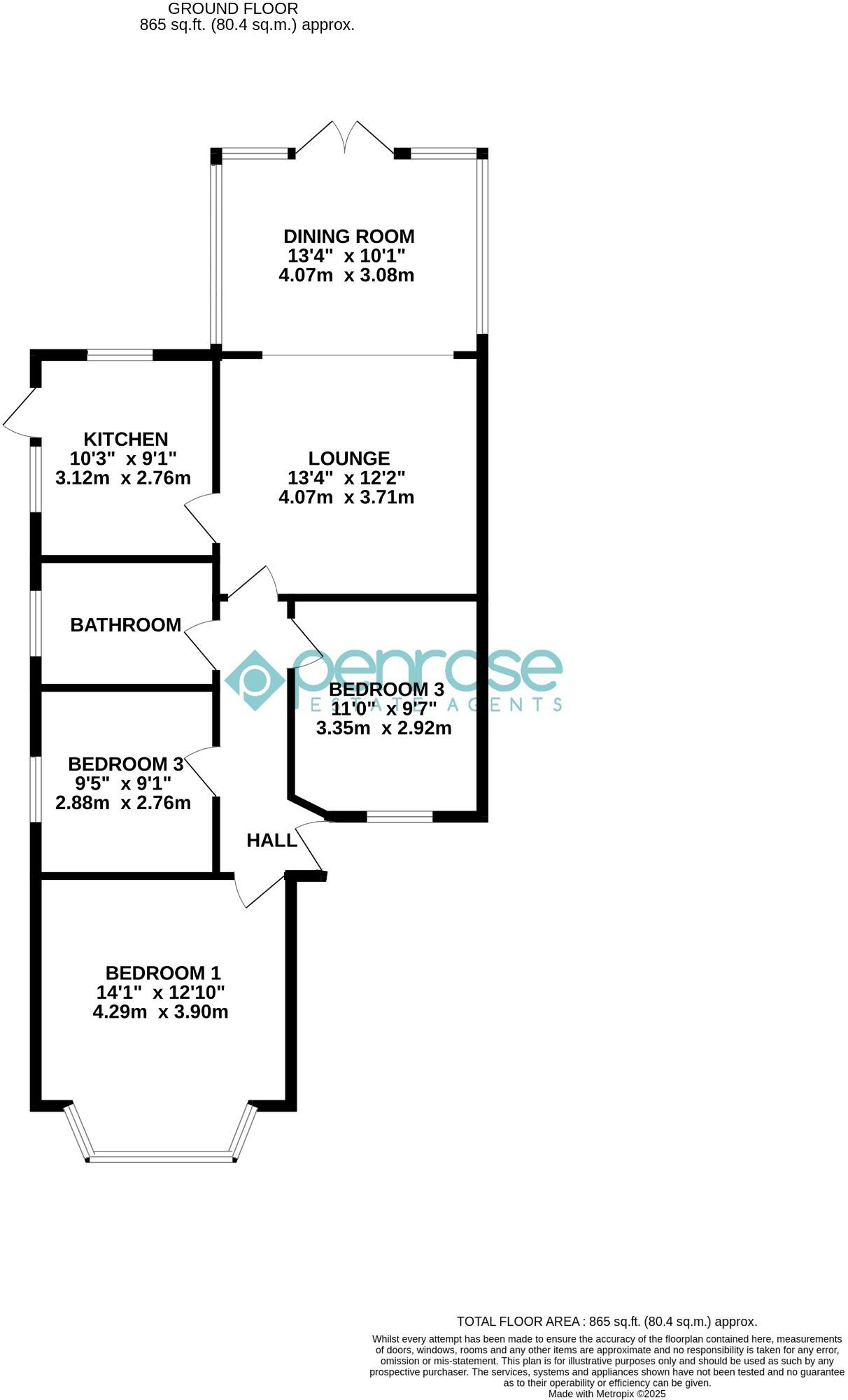 Blundell Road, Luton, Bedfordshire, LU3 1SW floorplan