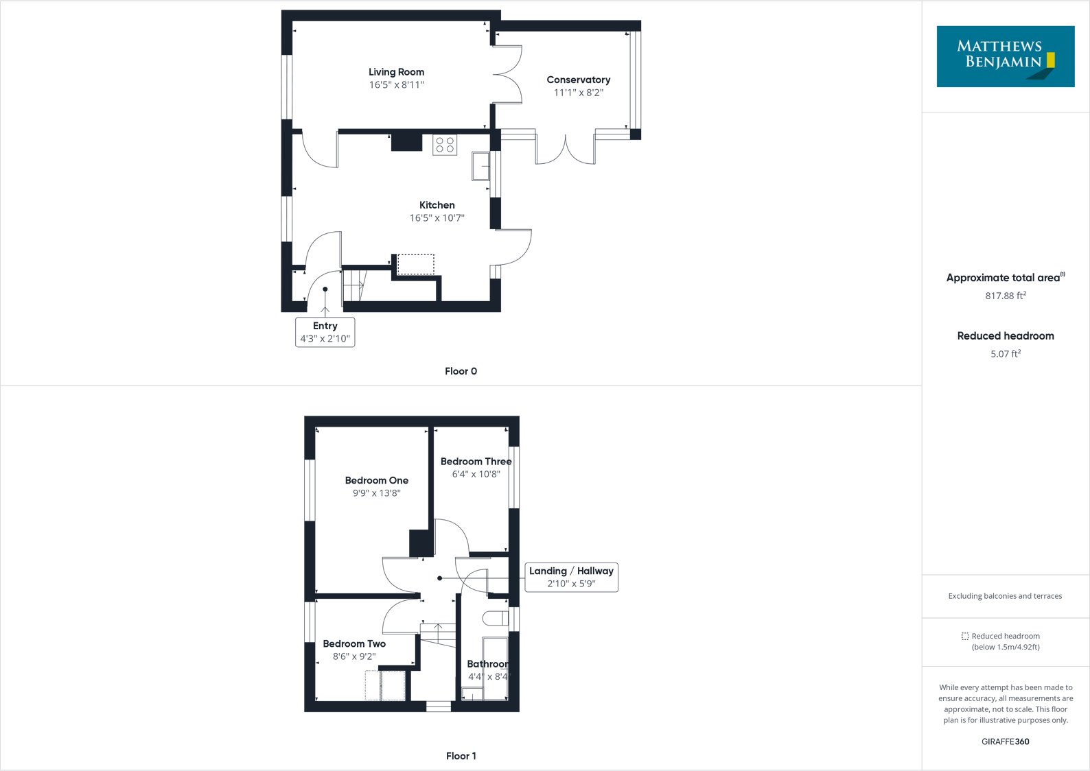 6 Orrest Drive, Windermere, LA23 2LD floorplan