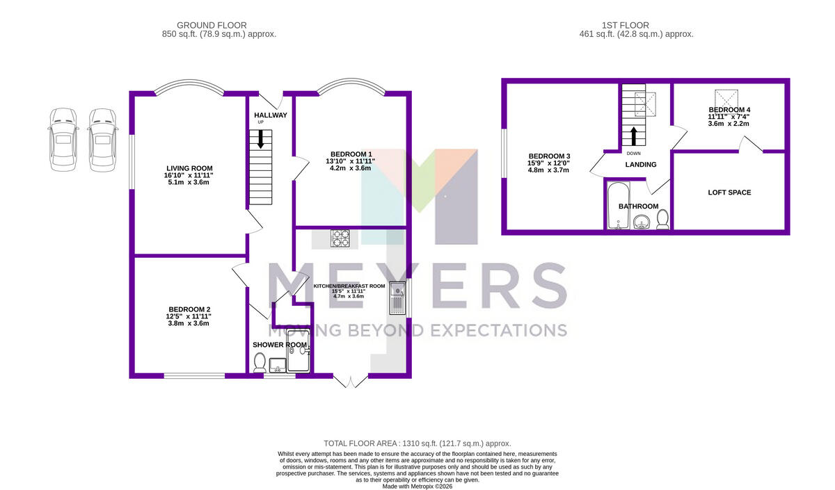 Elm Avenue, Christchurch, BH23 2 floorplan