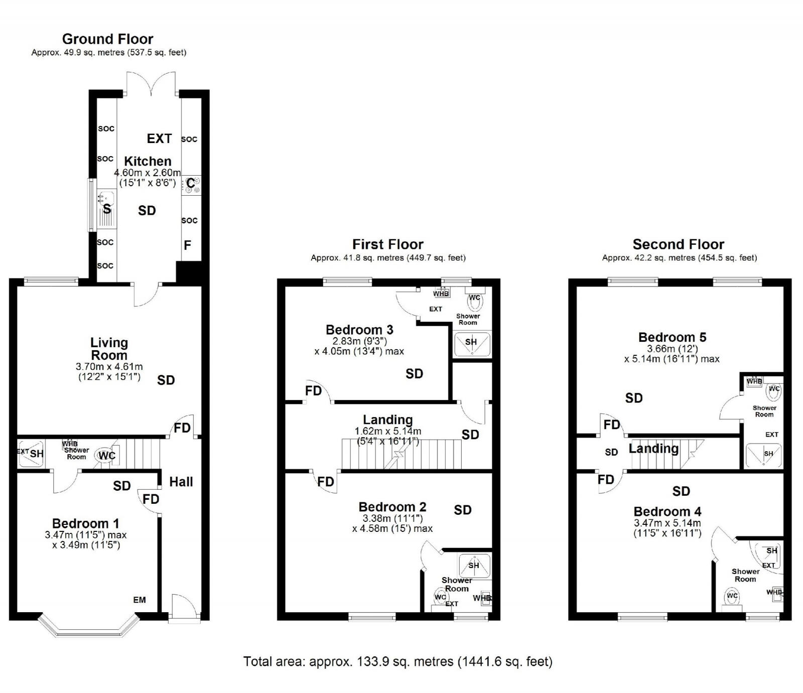 Beeston Road, Dunkirk, Nottingham, NG7 2JS floorplan